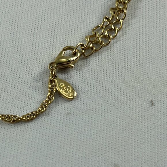 Premier Designs Gold Tone Wrapped Heart Locket Necklace Red Bow 21" Long - Picture 4 of 9